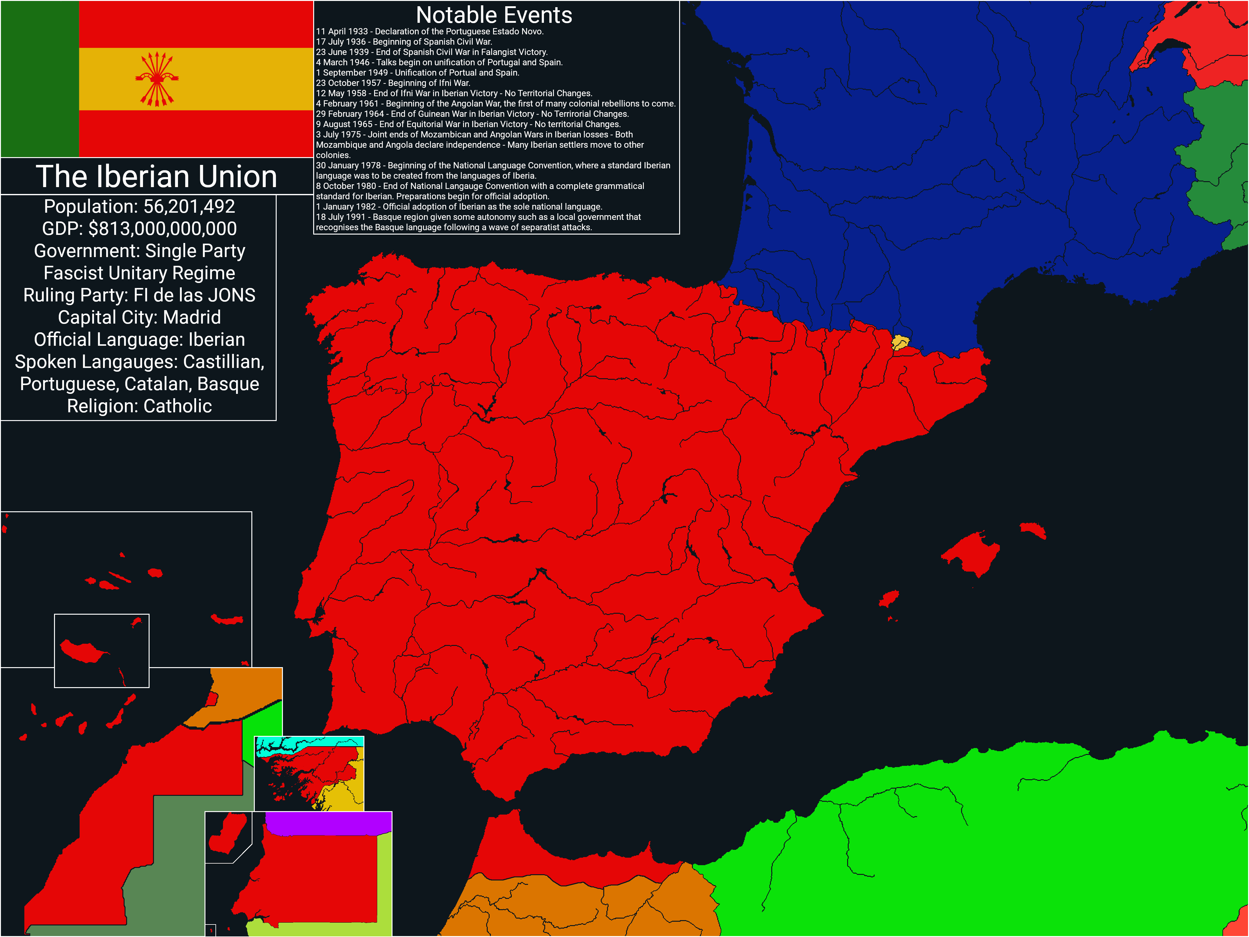 The Iberian Union in the Year 2000!